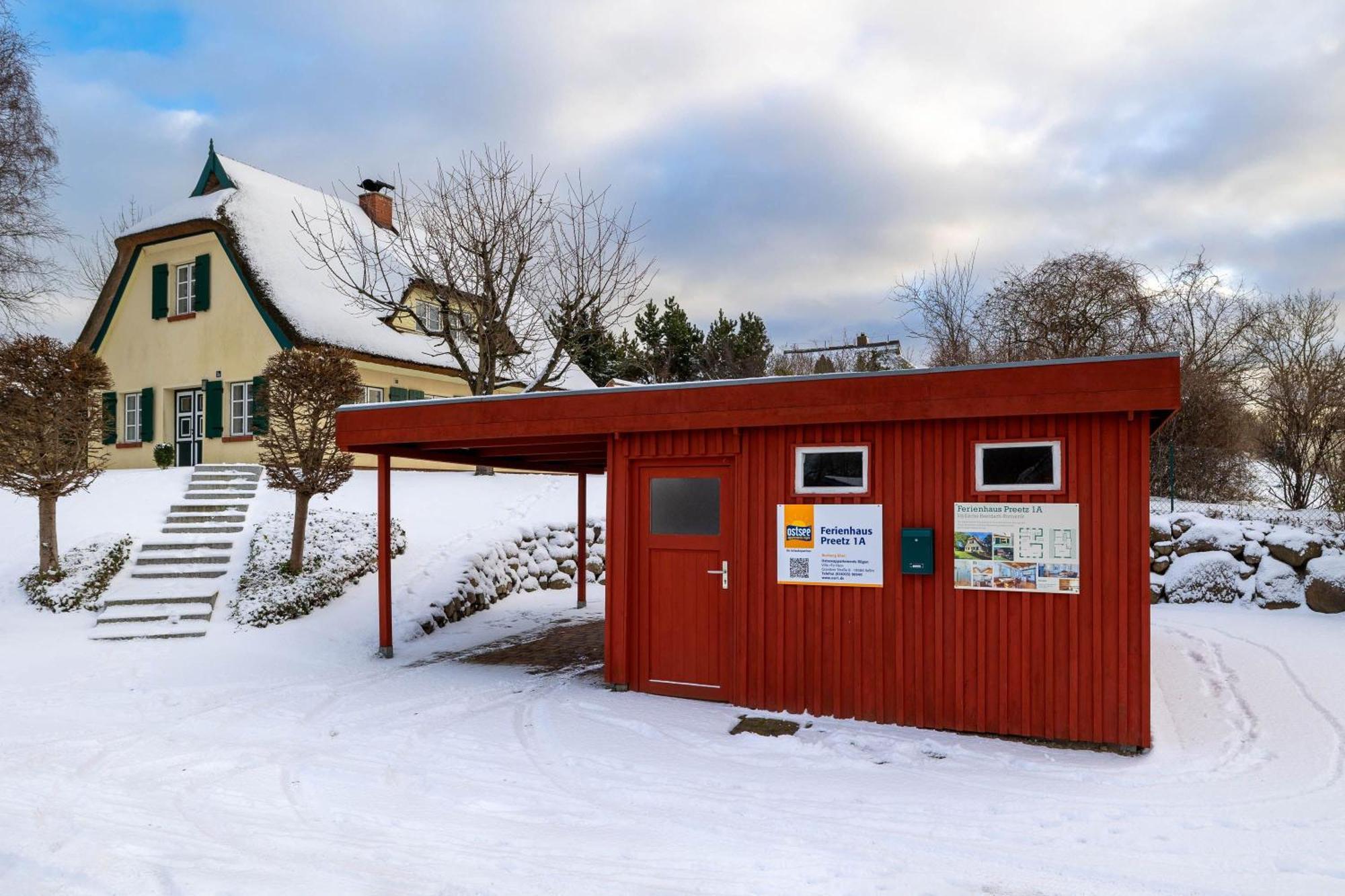 Ferienhaus Preetz 1A - Idylle Unter Reet Burtevitz Dış mekan fotoğraf
