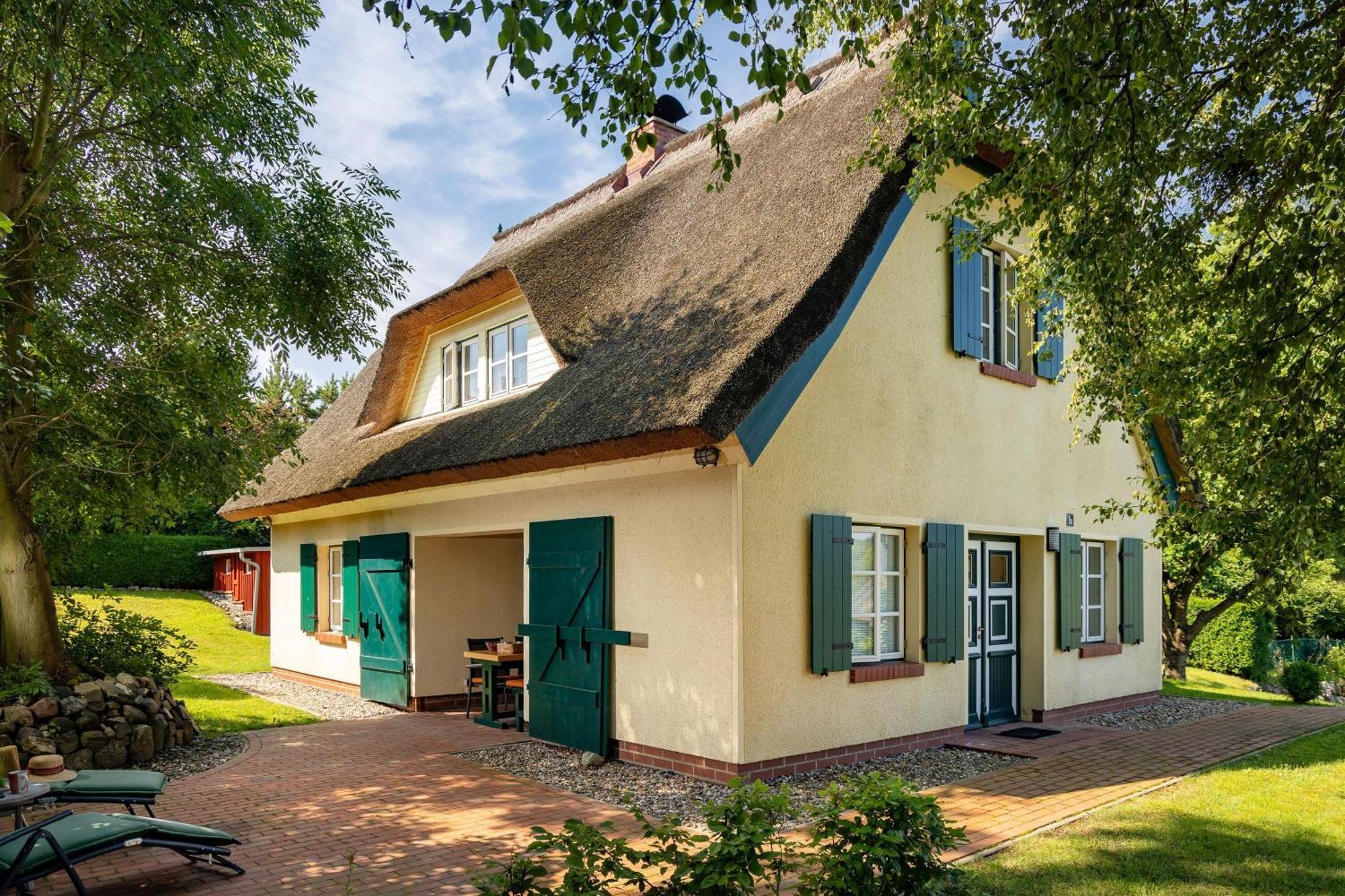 Ferienhaus Preetz 1A - Idylle Unter Reet Burtevitz Dış mekan fotoğraf
