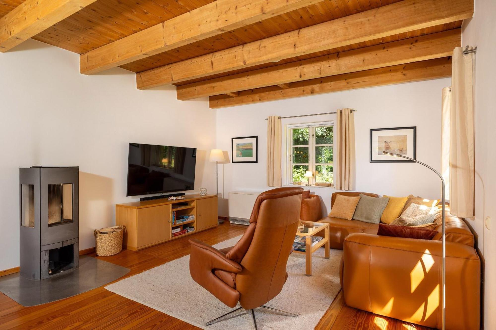 Ferienhaus Preetz 1A - Idylle Unter Reet Burtevitz Dış mekan fotoğraf